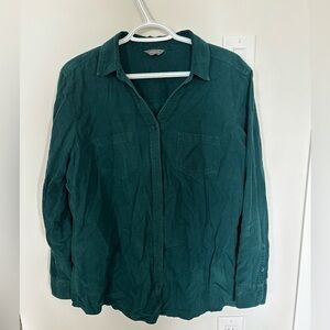 Deep teal Corduroy shirt